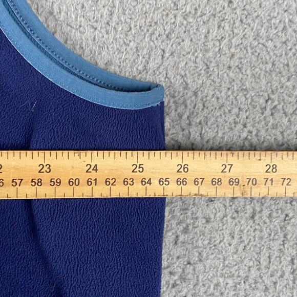 L.L. Bean Full Zip Fleece Sweater Vest Men's XL Blue Outdoors Hiking Cabincore - Picture 6 of 9